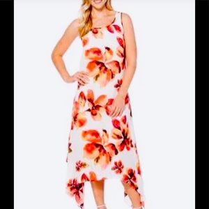 Rafaela Pink Peacock Sunset Seranade Dress